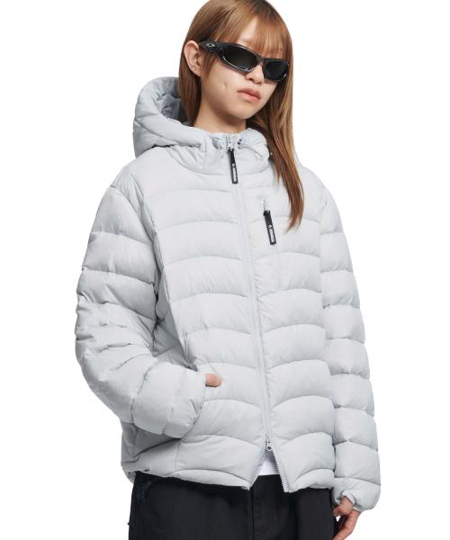 CREST LIGHT DUCK DOWN - GRAY