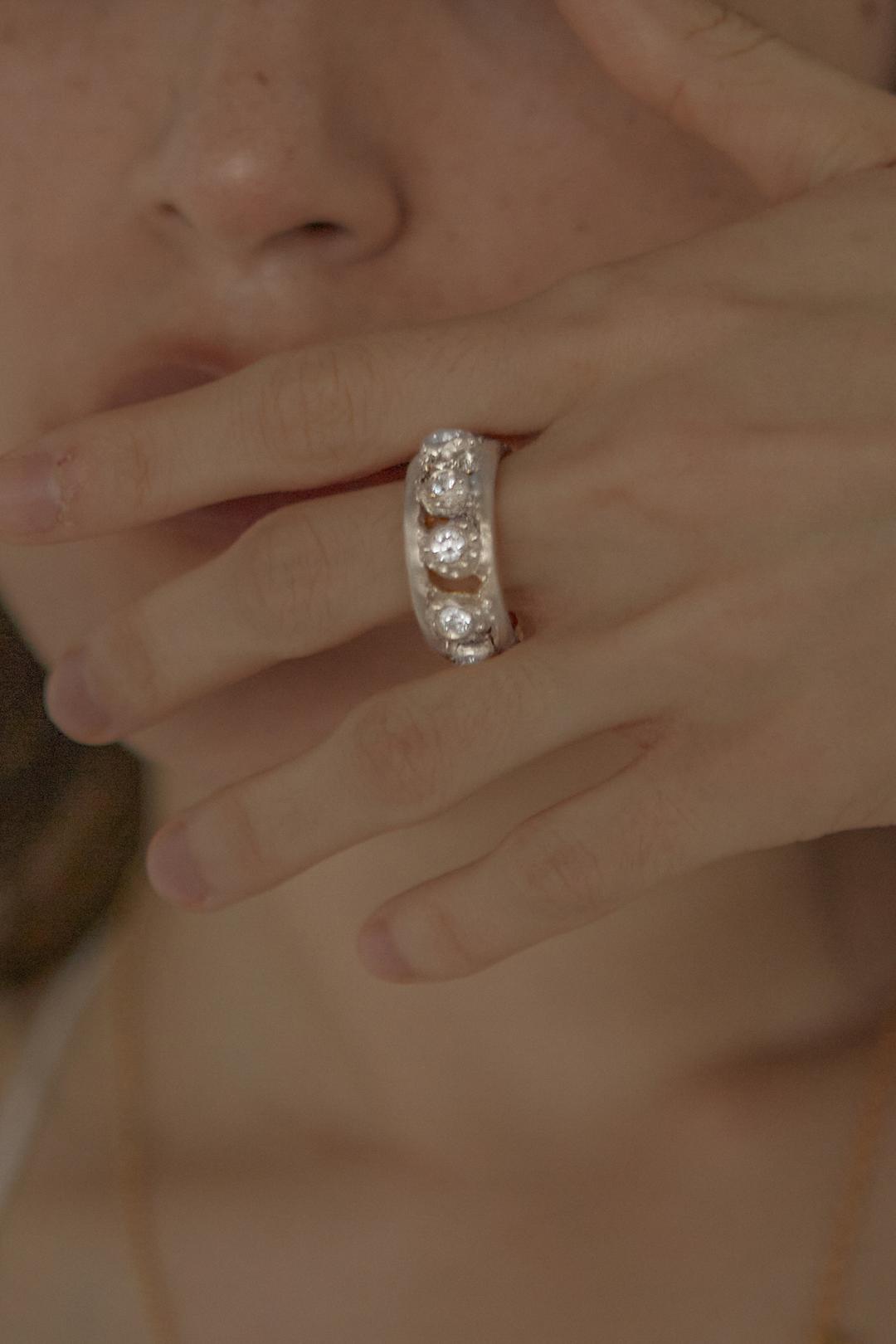Glam light ring - Silver ver.