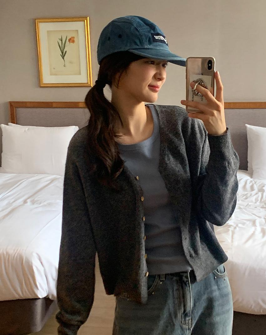 오디너리먼트 에이 캐시미어 브이넥 가디건 5color!