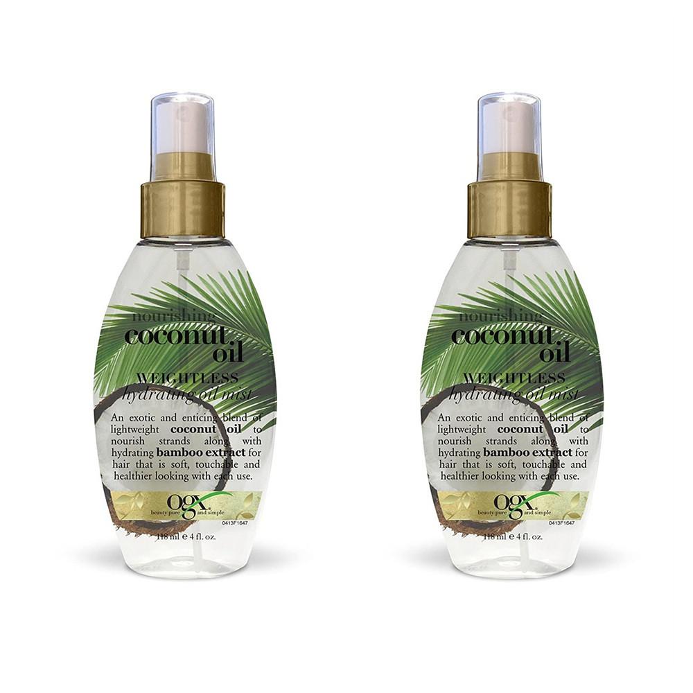 OGX 코코넛 밀크 오일 미스트 118ml 2통