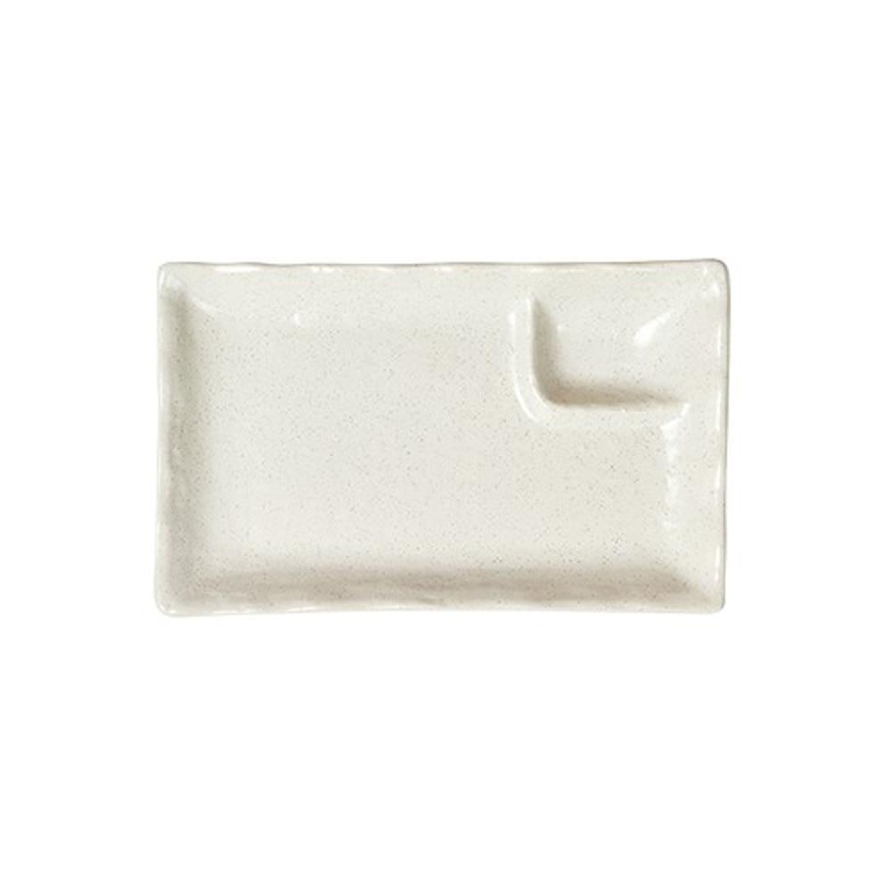 YUPO 재팬355 나눔2절접시(화이트)