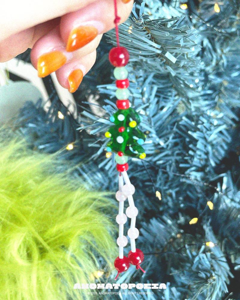 [키링]아노마토피아 크리스마스 트리 비즈 키링