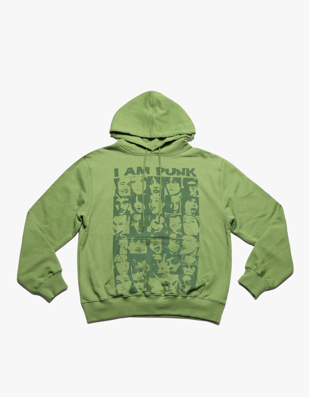 I Am Punk Hoodie - Green
