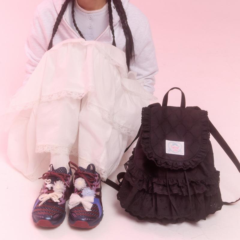 lace backpack_black