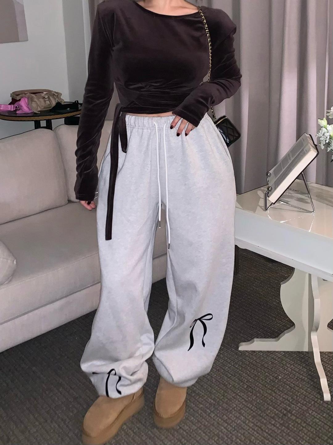 서로 발레리나 리본 조거팬츠 (헤비기모원단 고퀄리티 팬츠)