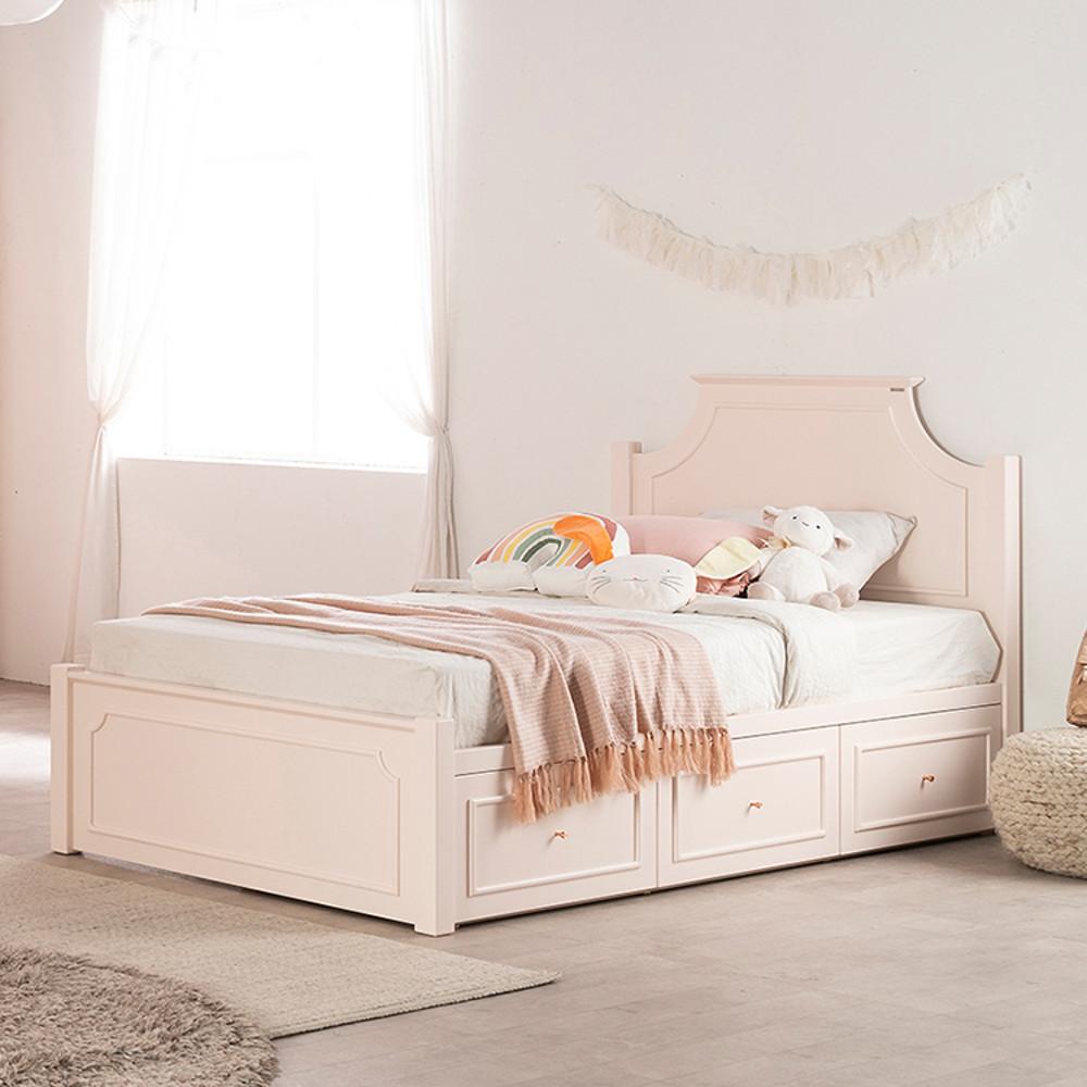 안데르센 루이스 어린이 원목 수납 침대 슈퍼싱글 SS(안전가드 추가)