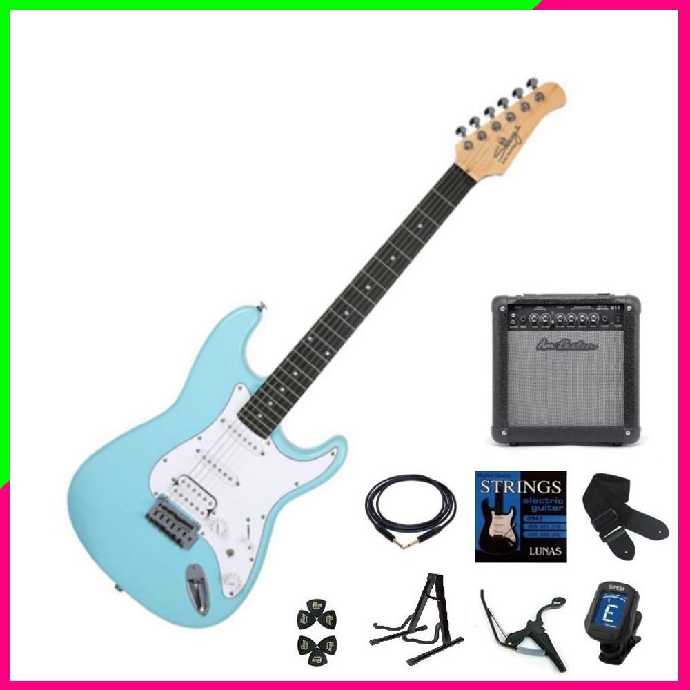 초보자 입문용 일렉기타 입문 스윙 S2 SE 앰프패키지 화이트 핑크 블루 학생 성인 밴드