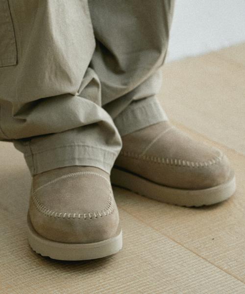 크로코 윈터 슈즈  R24U003 (베이지 스웨이드)