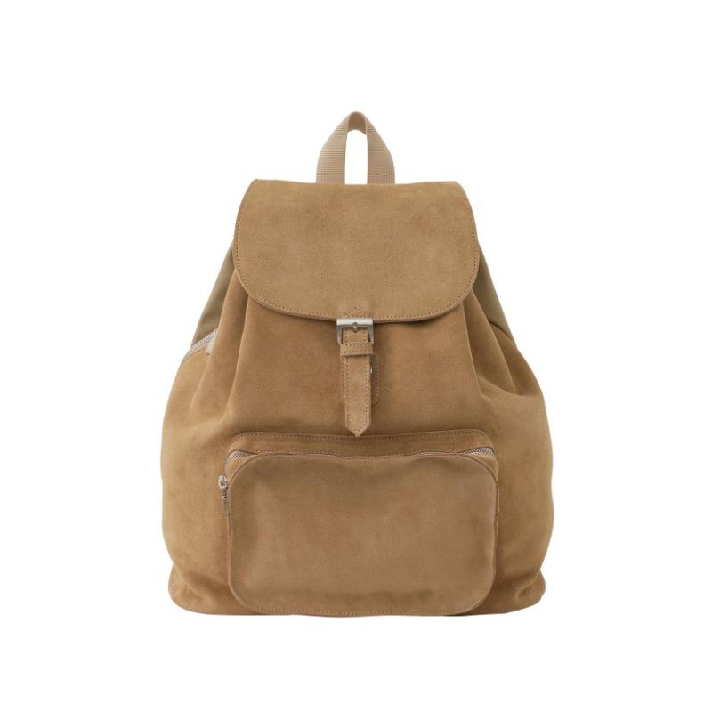 25 backpack - suede beige
