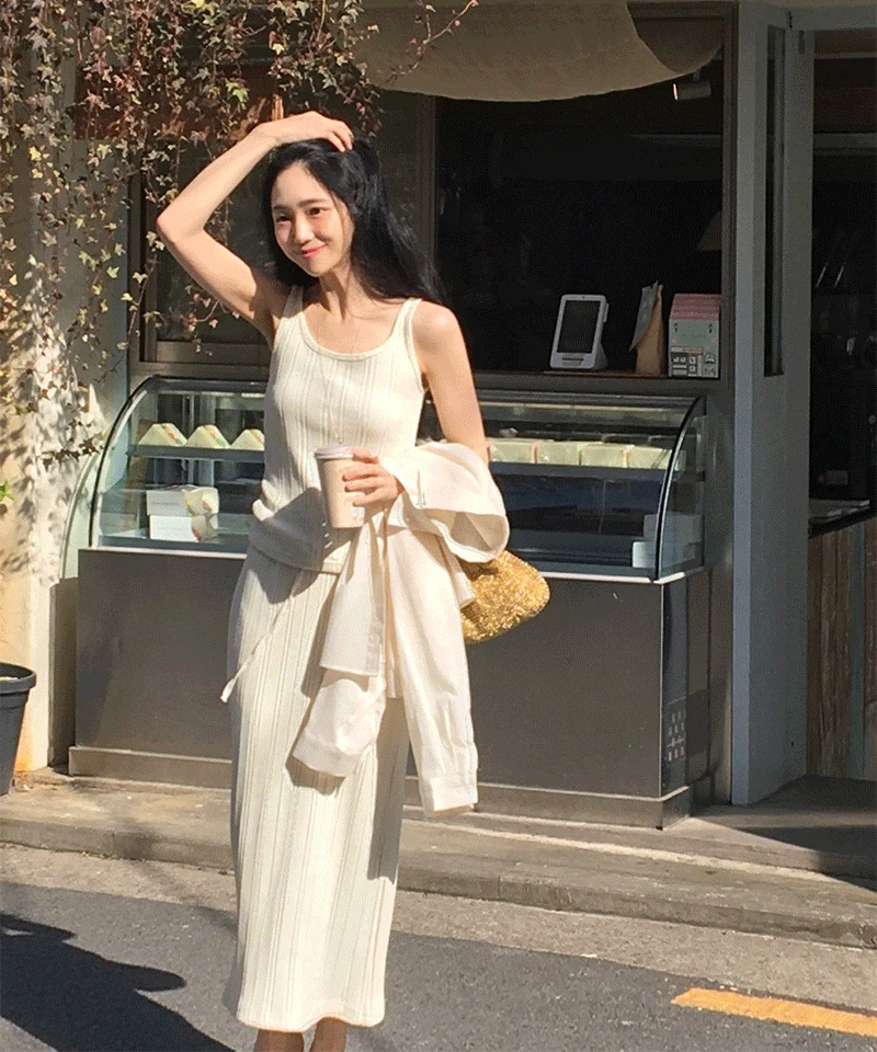 빔즈 골지 나시 (나시니트, 데일리, 여리핏, 여름나시)