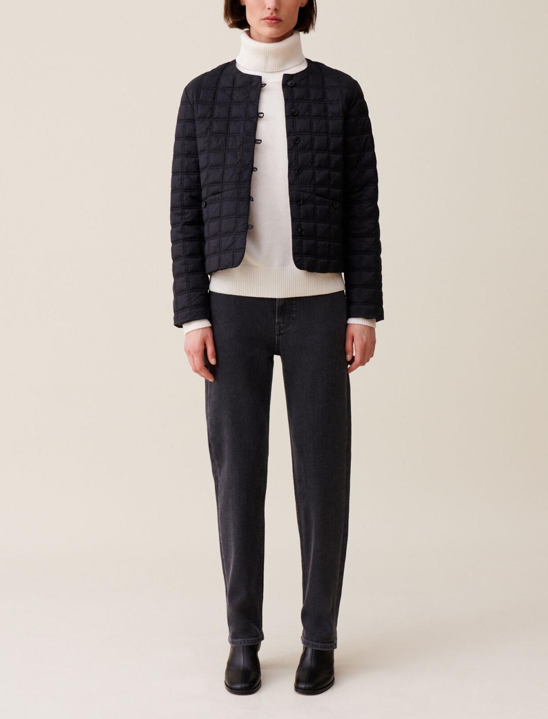 노카라 퀼팅 자켓