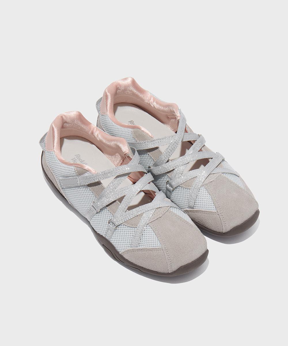 ZANE X-STRAP SNEAKERS - SILVER