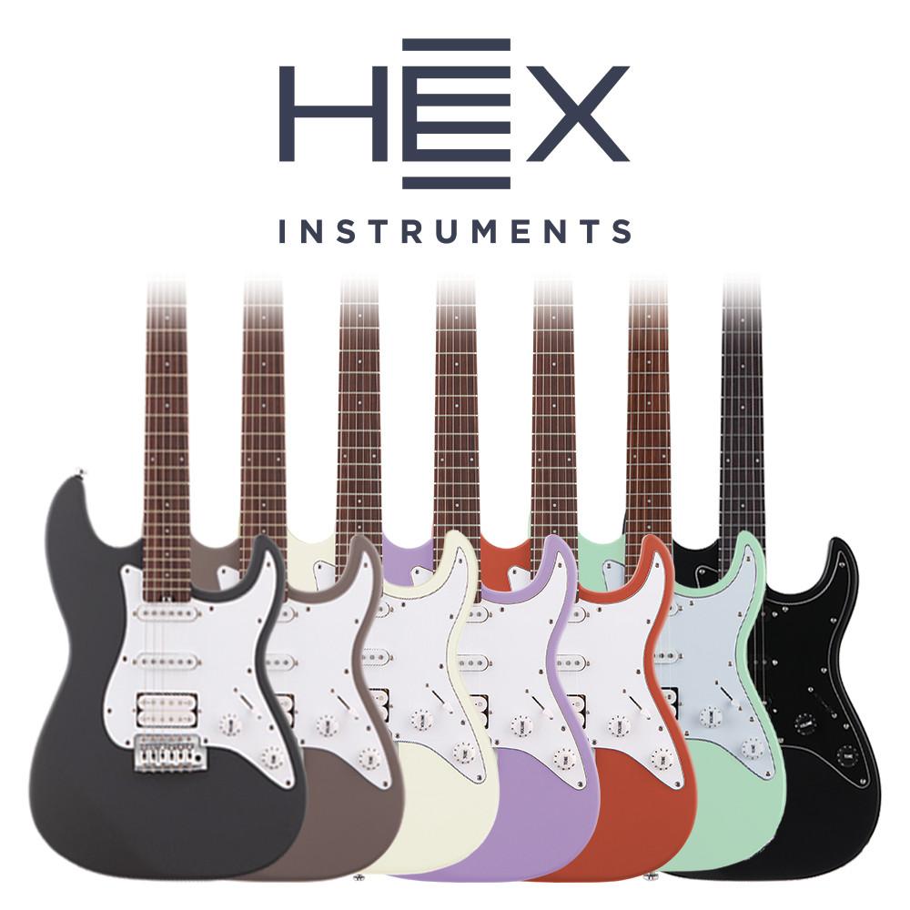 헥스 입문용 일렉 기타 E100 9가지 색상