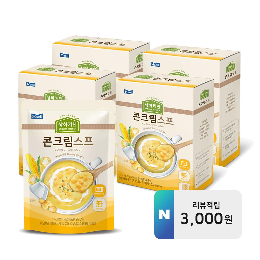 상하키친 콘크림스프 150g 12입 [리뷰3,000원]