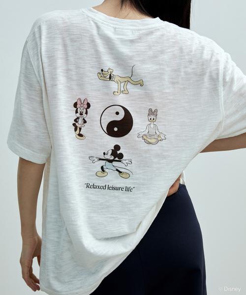 [2COLORS] Mickey & Friends Yin-Yang T-Shirt
