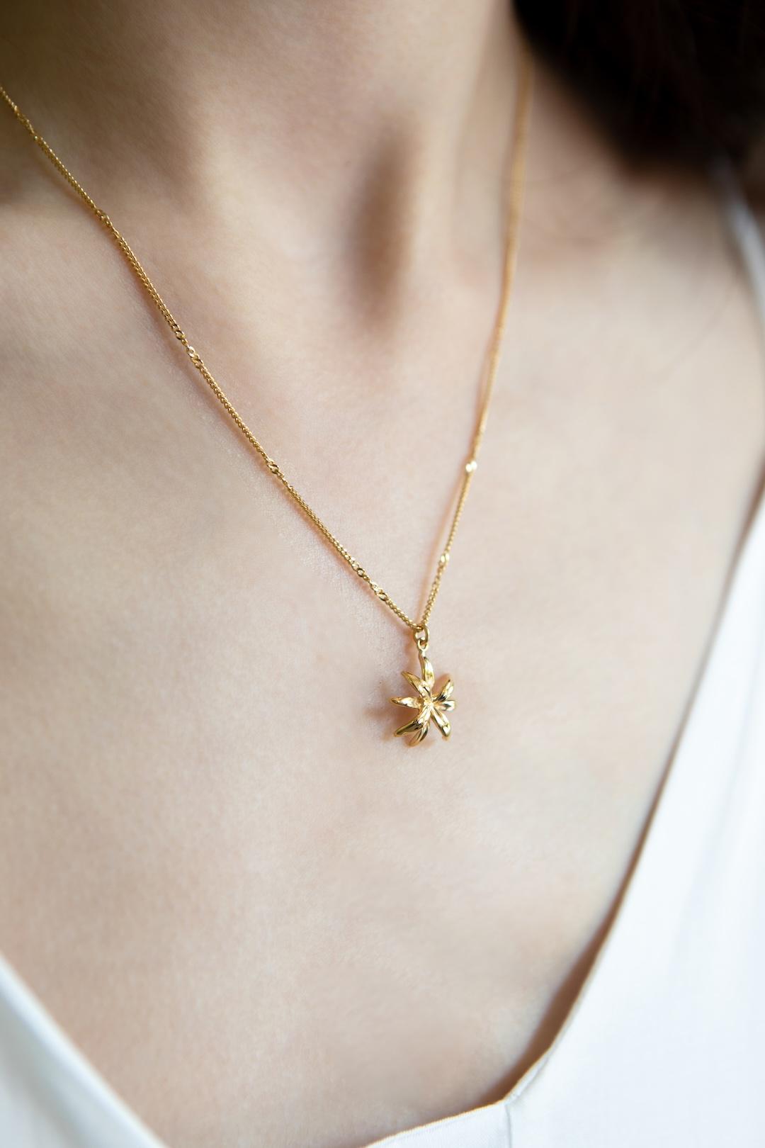 Mini Bloom Necklace (gold)