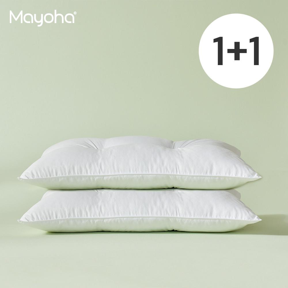 마요하(1+1)친환경 국내산 바른자세 바른잠 경추 베개솜 2type/2size