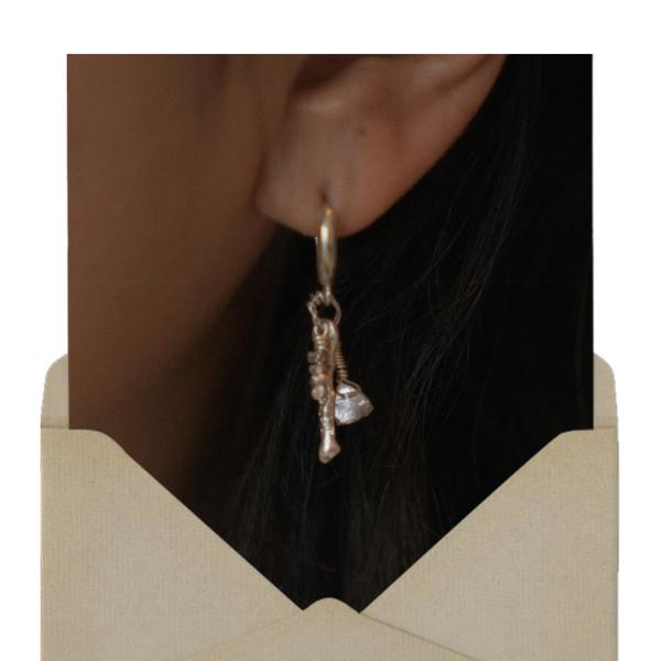 드림캐처, silver earrings