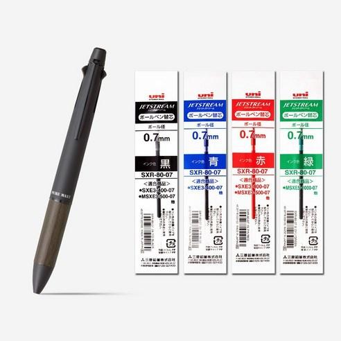 제트스트림 퓨어몰트+리필심(5입) 4색+샤프 MSXE5-2005-07 0.7mm - 펜/펜리필 | 쿠팡