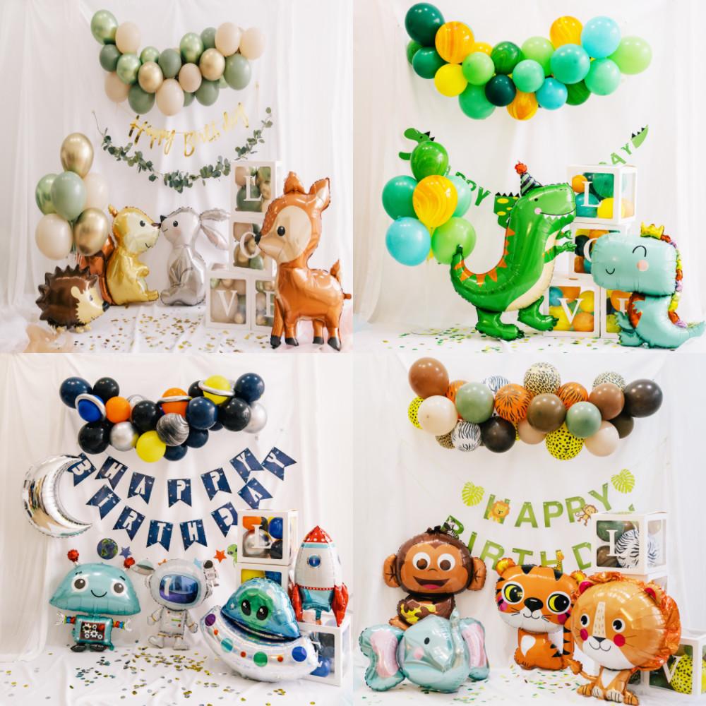 생일 파티 세트 풍선가랜드 풍선스탠드 아기1000일