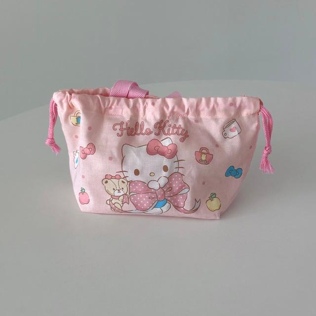 키티 리본 주머니