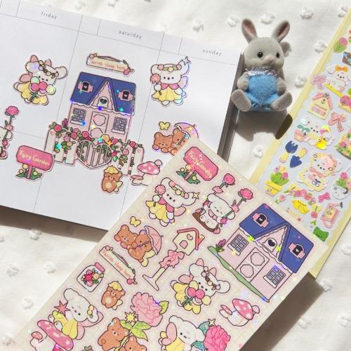 폼폼룸 몽몽 페어리 하우스 스티커