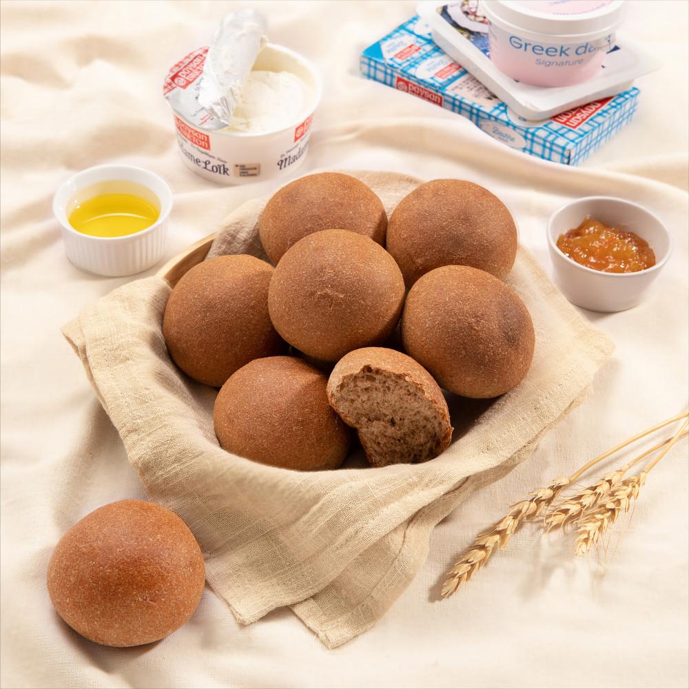 통밀 모닝빵 100% 베이글 빵 호밀빵 비건 샌드위치 바른식방