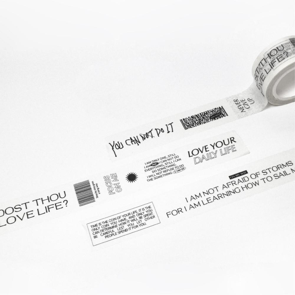 [데일리쿰] love your daily life masking tape 마스킹테이프