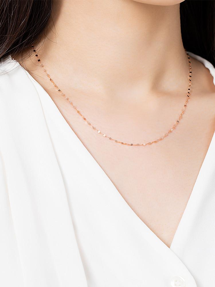 14K 18K 샤인키스 목걸이체인 데일리 심플 체인