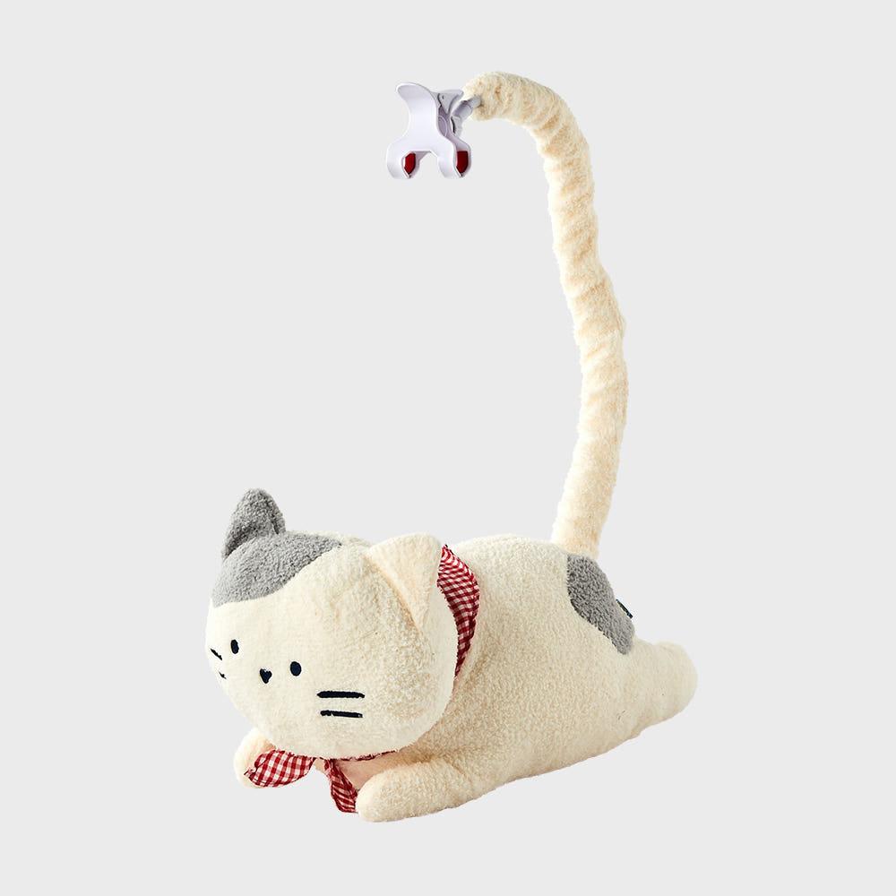 버터샵 버터패밀리 나태한 밀크캣 모바일 거치쿠션