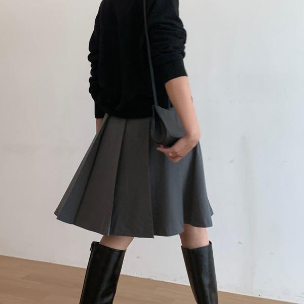 Pleats skirt (3color)