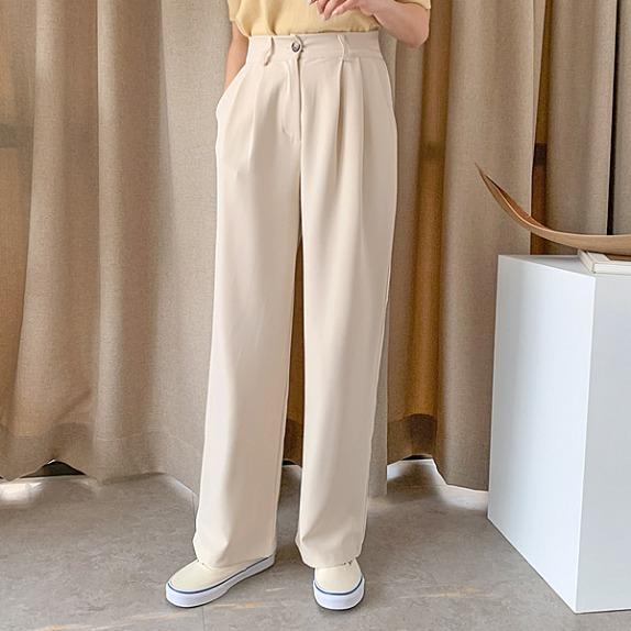 당고언니 [요즘대세] 킹덤와이드슬랙스(3c)♥뒷밴딩+SML사이즈:D