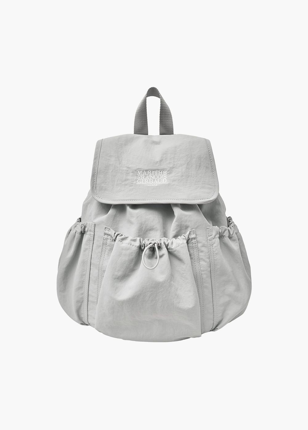 CLASSIC LOGO STOPPER POCKET BACKPACK gray