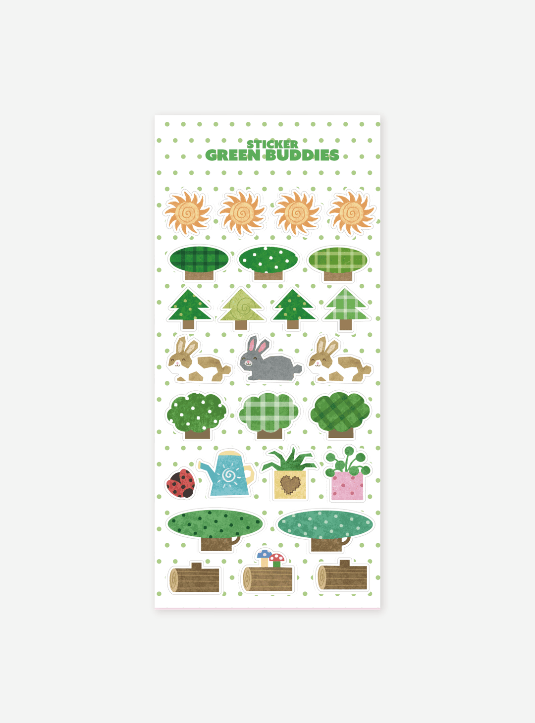 GREEN BUDDIES STICKER