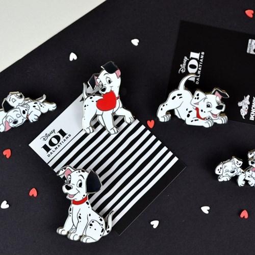 디즈니 101마리 달마시안 단면뱃지 5종