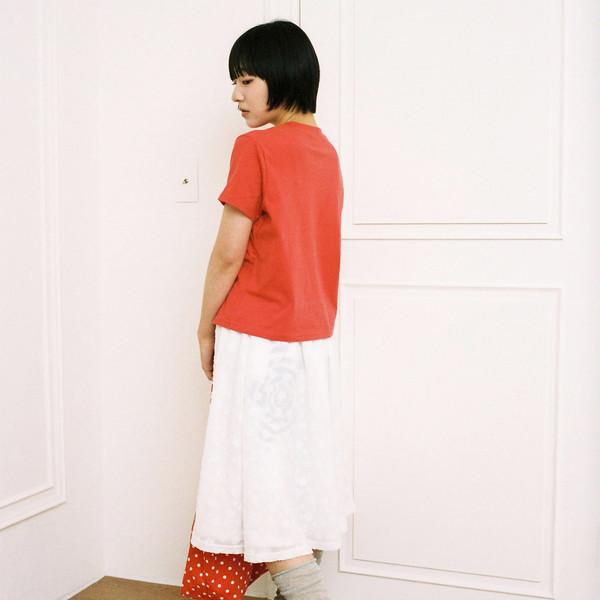 Lace Twister Star Skirt - White