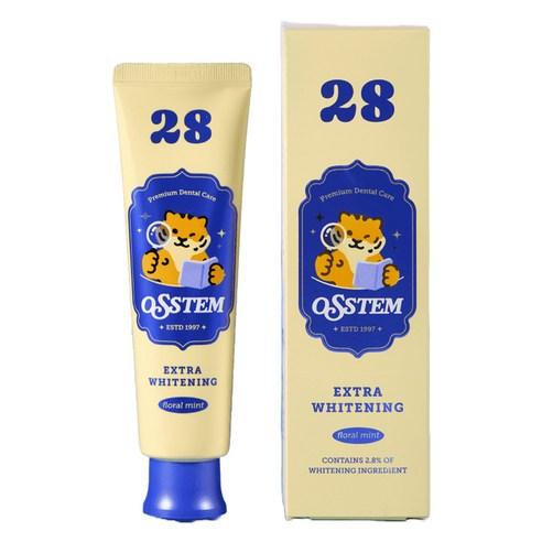 오스템파마 28 치아미백제 플로랄민트향, 120ml, 1개 - 치약 | 쿠팡