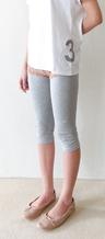 [fe.3] half leggings (melange grey)
