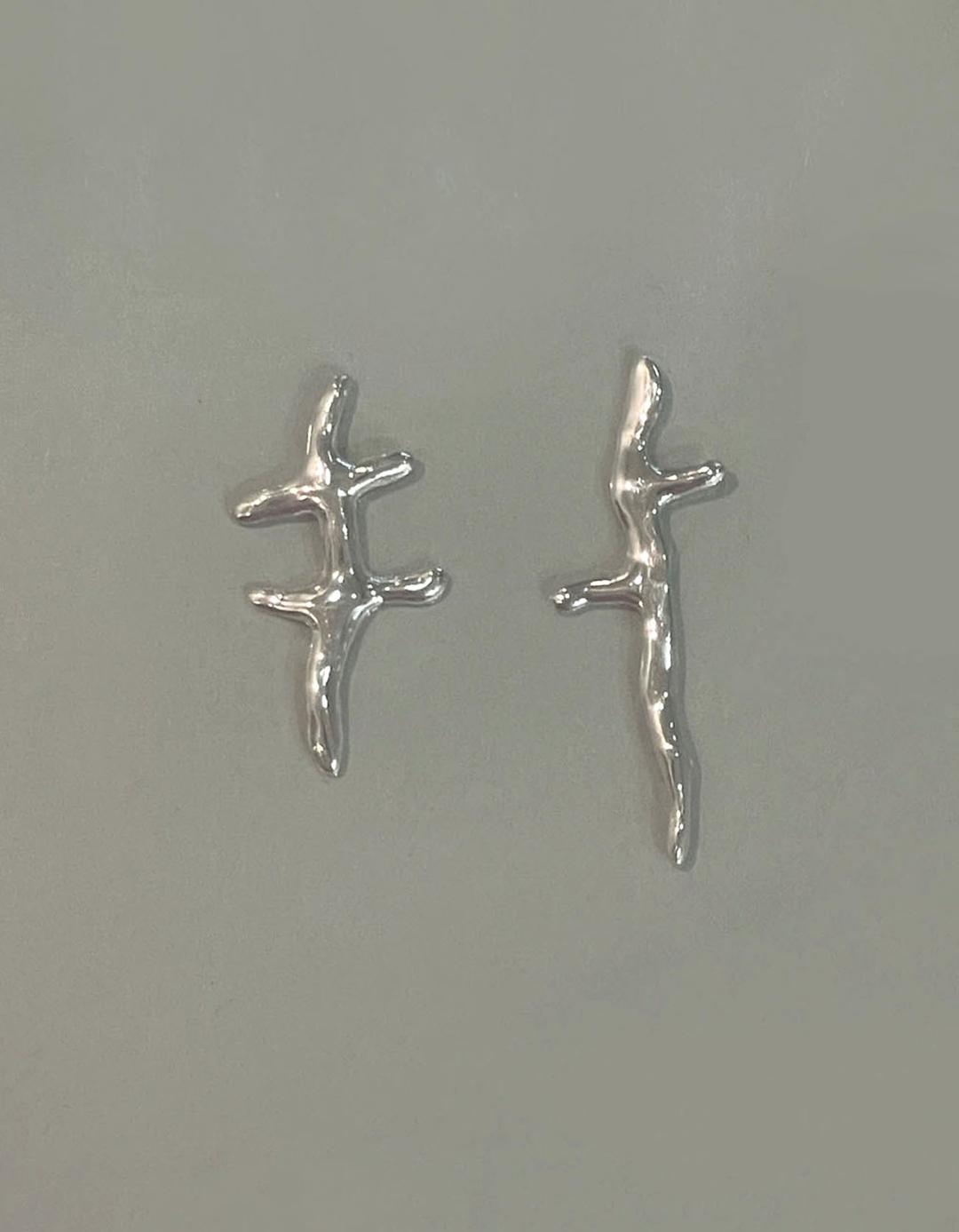 Coral earring