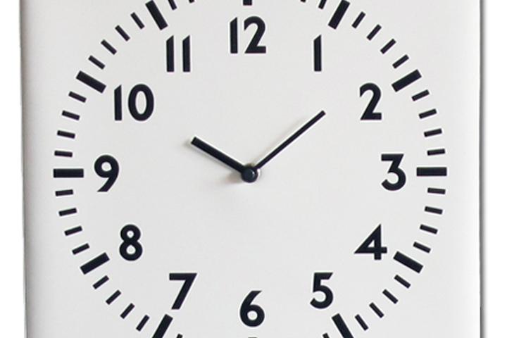 후스디자인 Time Block Collection 무소음 벽시계 TB-1W