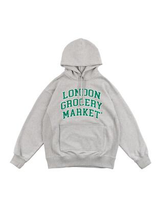 College Logo Heavyweight Hoodie (Grey)