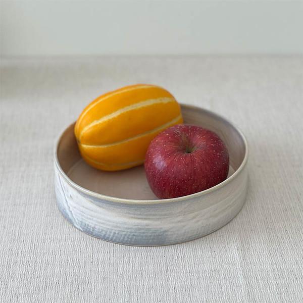 [갤러리 미음] 원통 플레이트 - 아이보리