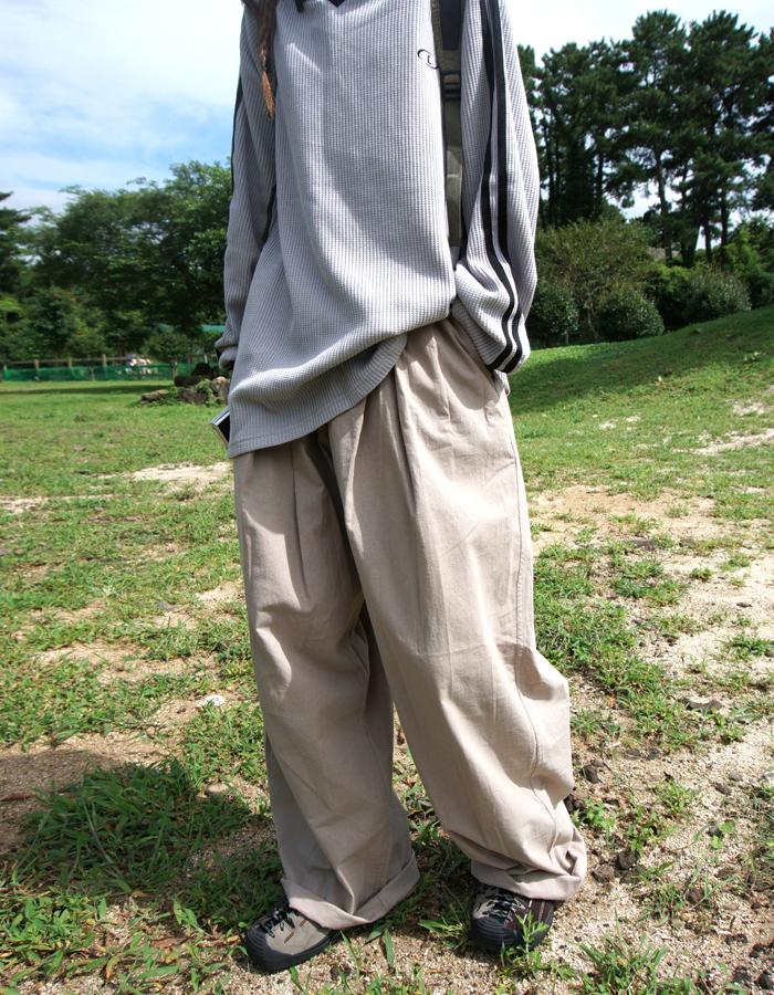 오드 원턱 데일리 팬츠