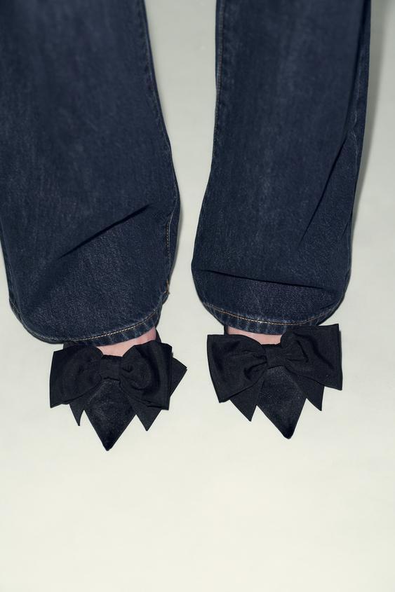 리본 슬링백 슈즈