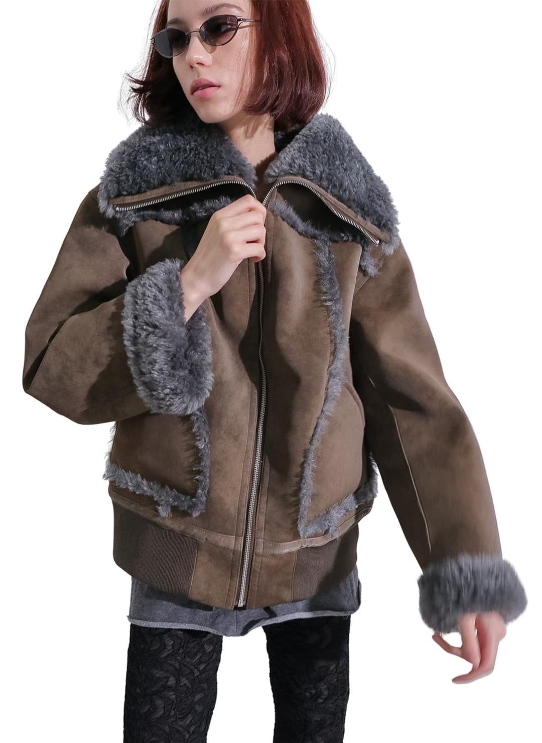 [F]퍼버즈 25fw Bulky Neck 리버시블 자켓 | 후루츠패밀리