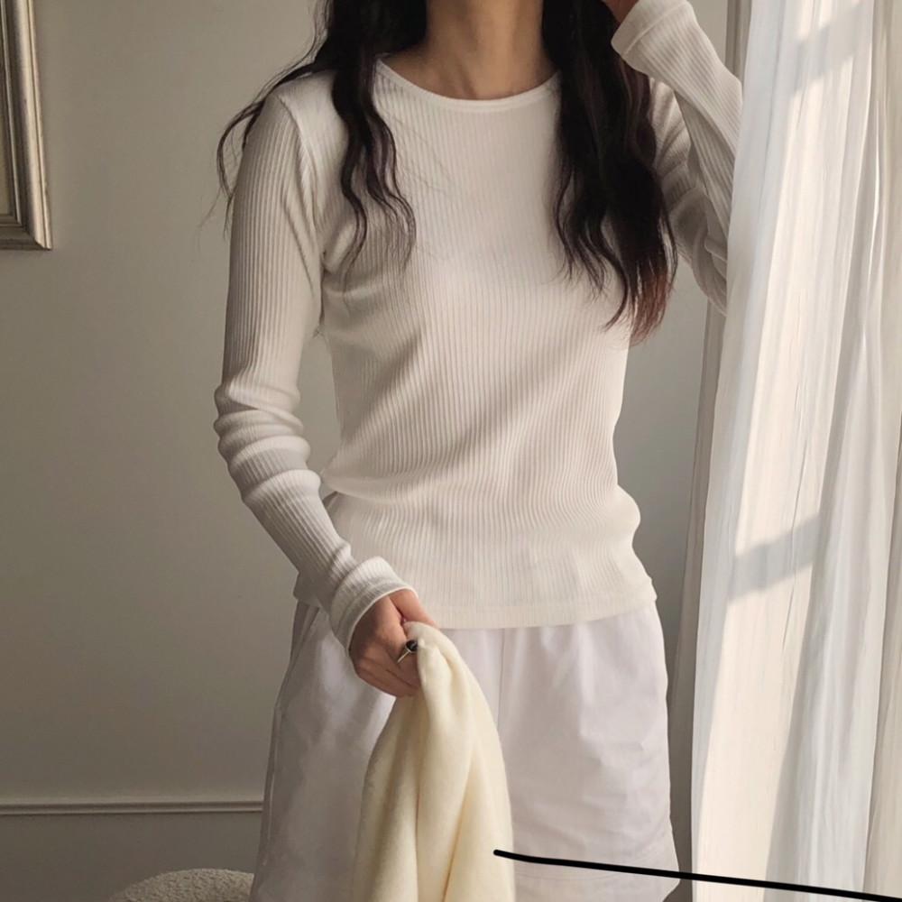 [일부당일] founders 파운더스 엘로디 티셔츠 라운드 골지 t