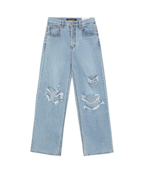 리갈  디스트로이드 와이드 데님 팬츠