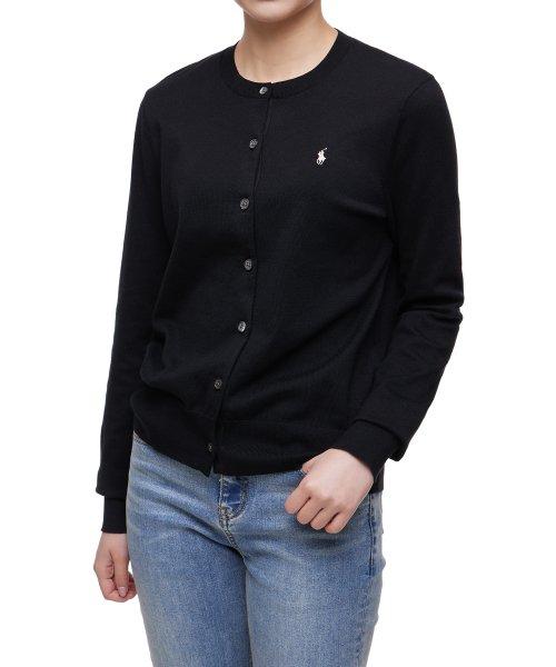 폴로 랄프 로렌(POLO RALPH LAUREN)  W 코튼 블렌드 카디건 - 블랙 - 사이즈 & 후기 | 무신사
