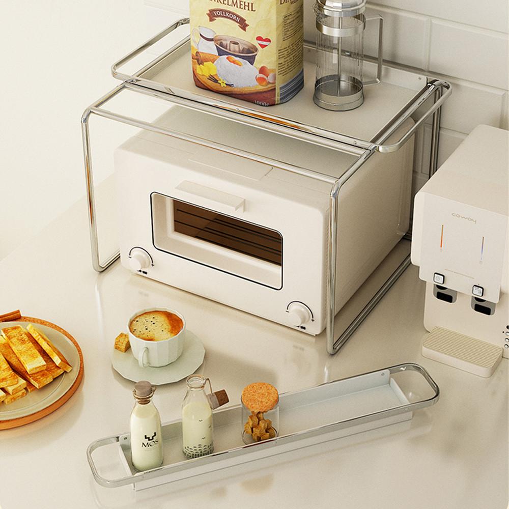 전자레인지선반 렌지대 분리형 트레이