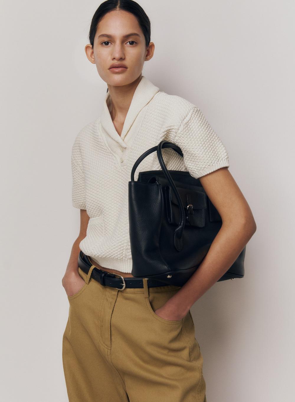 Verbena Collar Knit Ecru